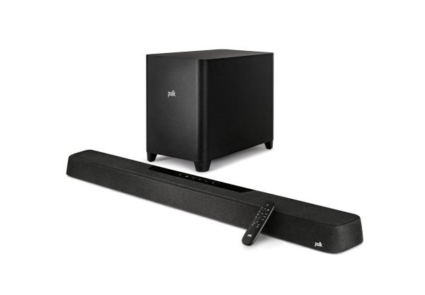 Polk Audio MagniFi MAX AX Flagship 5.1.2 Dolby Atmos & DTS:X Soundbar System with Wireless Subwoofer