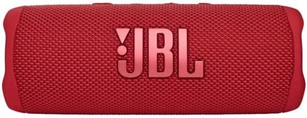 JBL Flip 6 Waterproof Bluetooth Speaker (Red)
