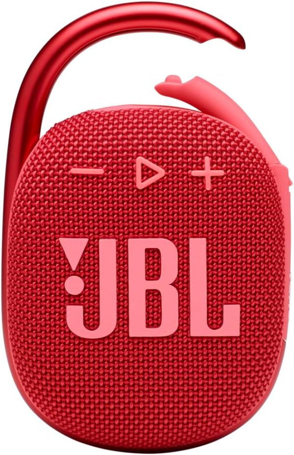 JBL Clip 4 Portable Bluetooth Speaker (Red)